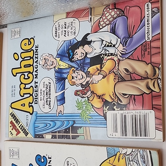 1996-2005 Archie, Jughead, Betty & Veronica Digest Magazines 7 Count - Picture 9 of 12